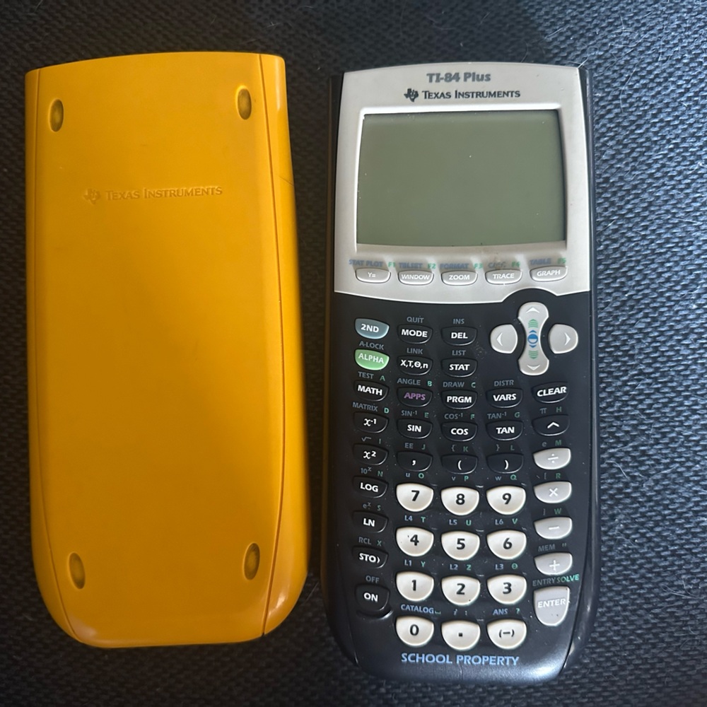 TEXAS INSTRUMENTS TI-84 PLUS graphing calculator